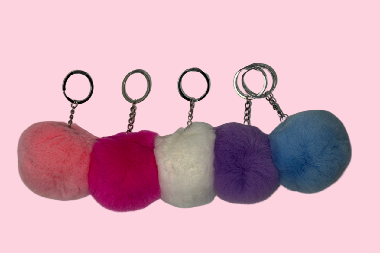 Pompom Keychain